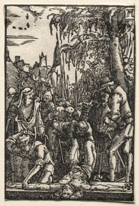De Val en Verlossing van de Mens: Christus aan het Kruis genageld, ca. 1515 door Albrecht Altdorfer
