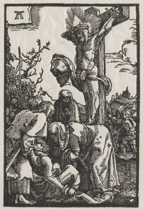 De Val en Verlossing van de Mens: Christus aan het Kruis door Albrecht Altdorfer