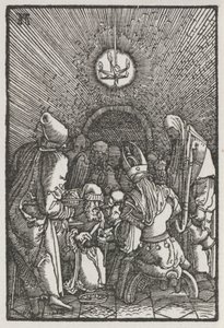 De Val en Verlossing van de Mens: De Besnijdenis door Albrecht Altdorfer
