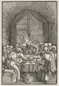 De Val en Verlossing van de Mens: Het Laatste Avondmaal door Albrecht Altdorfer