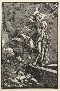 De Val en Verlossing van de Mens: De Opstanding door Albrecht Altdorfer
