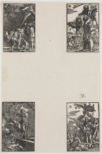 De Val en Verlossing van de Mens, ca. 1515 door Albrecht Altdorfer