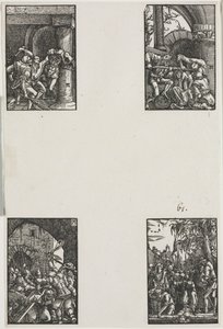 De val en verlossing van de mens, c. 1515 door Albrecht Altdorfer