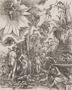 Het oordeel van Paris door Albrecht Altdorfer