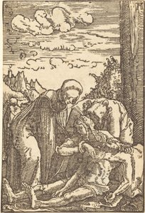De rouw om Christus door Albrecht Altdorfer
