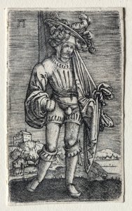 De kleine vaandeldrager door Albrecht Altdorfer