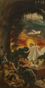 De opstanding van Christus, 1518 door Albrecht Altdorfer