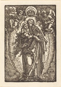 De Maagd als koningin van de hemel door Albrecht Altdorfer
