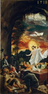 De opstanding van Christus door Albrecht Altdorfer