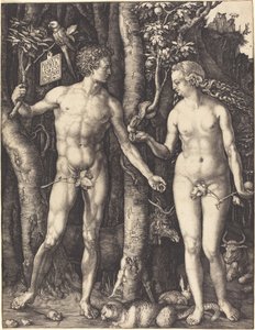Adam en Eva door Albrecht Dürer