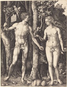 Adam en Eva door Albrecht Dürer