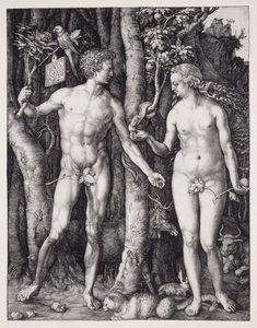 Adam en Eva door Albrecht Dürer