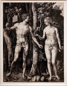 Adam en Eva door Albrecht Dürer