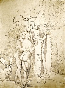 Adam en Eva door Albrecht Dürer