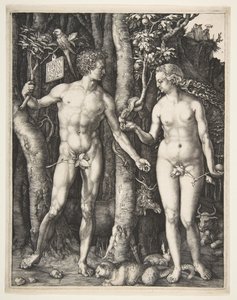 Adam en Eva door Albrecht Dürer