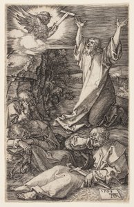 Agonie in de Tuin, uit De Gegraveerde Passie door Albrecht Dürer