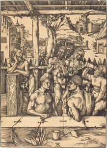 Badhuis door Albrecht Dürer