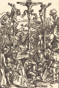 Calvarie met de Drie Kruisen door Albrecht Dürer