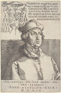 Kardinaal Albrecht van Brandenburg ("Kleine Kardinaal") door Albrecht Dürer