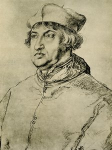 Kardinaal Albrecht van Brandenburg door Albrecht Dürer
