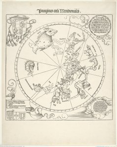 Hemelkaart van de Zuidelijke Hemel (Imagines coeli meridionalis)