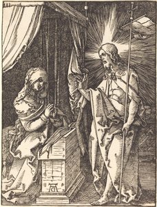 Christus verschijnt aan zijn moeder door Albrecht Dürer