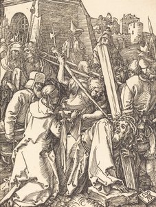 Christus draagt het kruis, 1509 door Albrecht Dürer