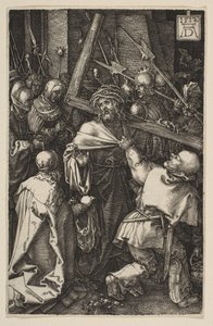Christus draagt het kruis, uit De Passie, 1512 door Albrecht Dürer