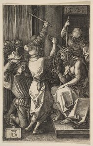 Christus Gekroond met Doornen, uit de Gegraveerde Passie door Albrecht Dürer