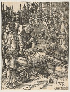 Christus aan het Kruis Genageld, uit De Kleine Passie door Albrecht Dürer