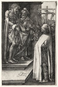 Christus getoond aan het volk door Albrecht Dürer