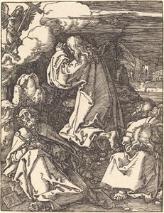 Christus op de Olijfberg door Albrecht Dürer