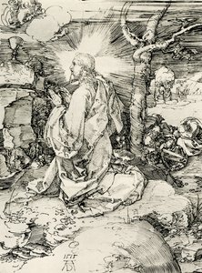Christus op de Olijfberg door Albrecht Dürer