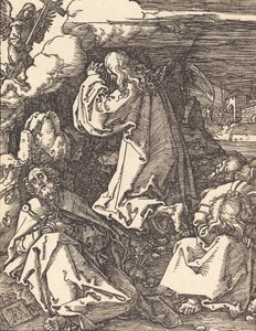 Christus op de Olijfberg, waarschijnlijk ca. 1509-1510 door Albrecht Dürer