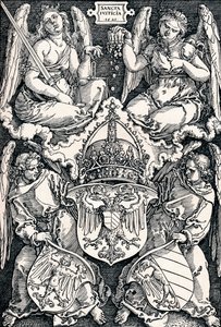 Wapen van de stad Neurenberg, 1521 1906 door Albrecht Dürer