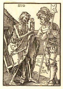 De dood en de lansquenet door Albrecht Dürer