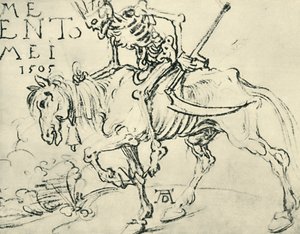 De dood rijdt, 1505, 1943 door Albrecht Dürer