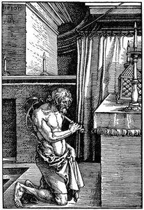 Der Bussende, 1510, 1936 door Albrecht Dürer