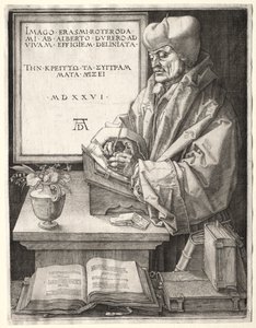 Desiderius Erasmus van Rotterdam door Albrecht Dürer