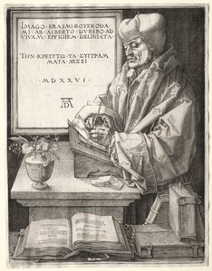 Desiderius Erasmus van Rotterdam, 1526 door Albrecht Dürer