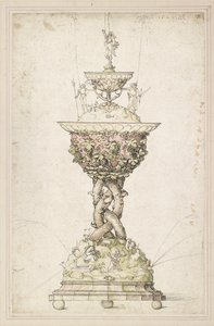 Ontwerp voor een tafel fontein, 1509 door Albrecht Dürer