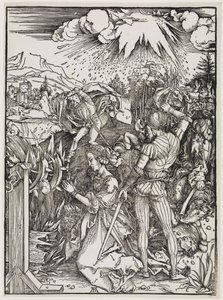 De onthoofding van de heilige Catharina door Albrecht Dürer
