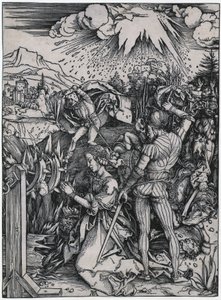 De marteling van de heilige Catharina door Albrecht Dürer