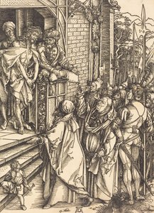 Ecce Homo, ca. 1498-1499 door Albrecht Dürer