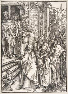 Ecce Homo, uit de serie De Grote Passie, ca. 1498-99 door Albrecht Dürer
