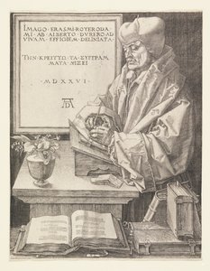 Erasmus door Albrecht Dürer