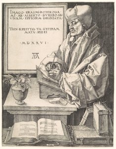 Erasmus of Rotterdam door Albrecht Dürer