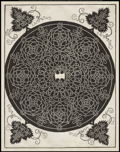 Vijfde knoop, met een wit schild met zes punten in het midden, c.1506 door Albrecht Dürer