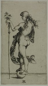 Fortuin door Albrecht Dürer