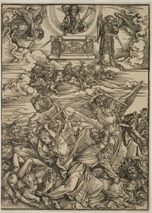 Vier wrekende engelen van de Eufraat door Albrecht Dürer
